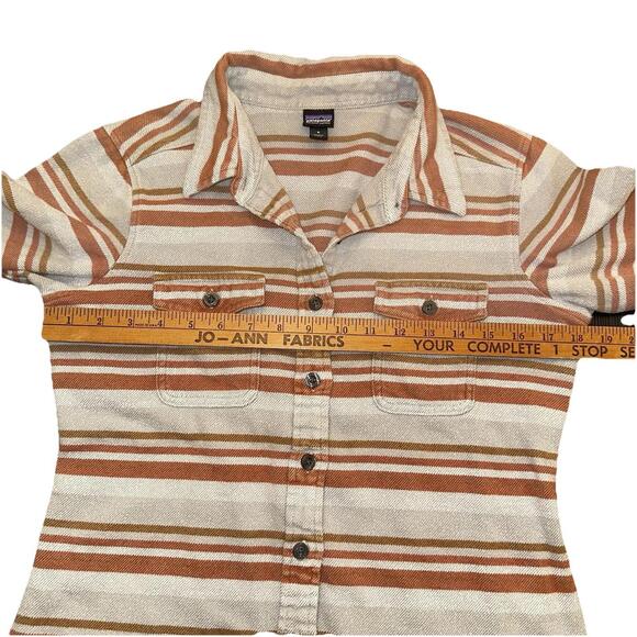 Patagonia Women’s Fjord Button Up Flannel Long Sleeve Size 6 EUC - Picture 7 of 7